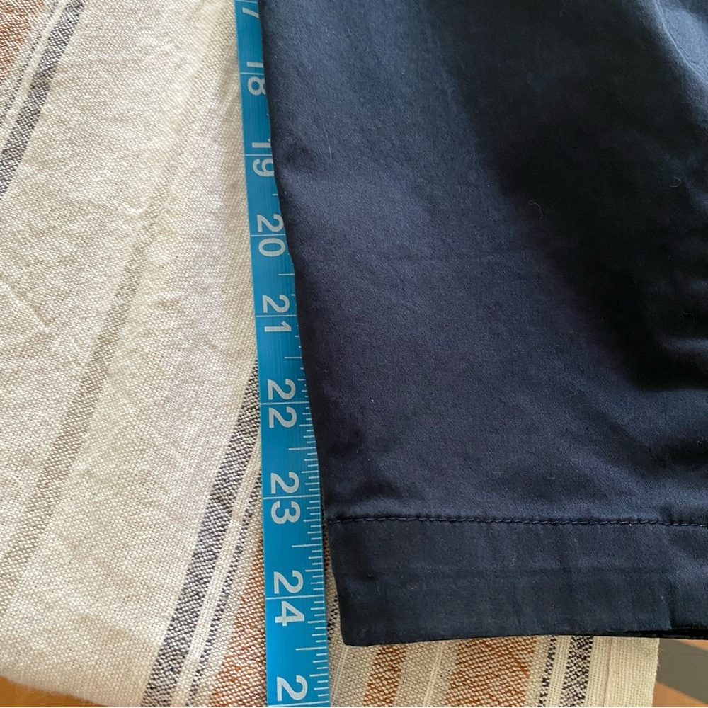 Anthropologie Maeve Black Curve Poplin Barrel Leg Pants L - Picture 15 of 16